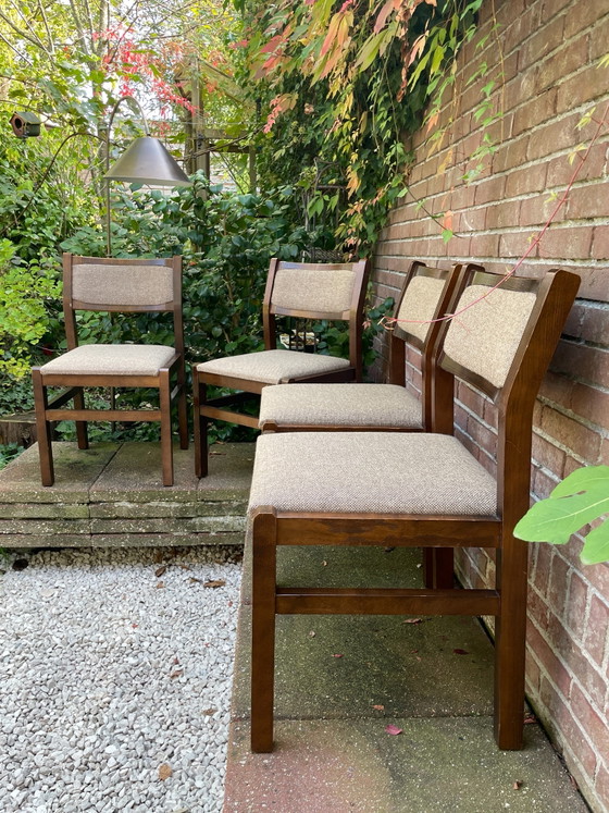 Set di sedie da pranzo vintage stile Pastoe – Legno, Lana (photo 3 of 15)