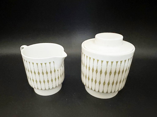 Melitta Hamburg Melkkan en Suikerpot West Germany