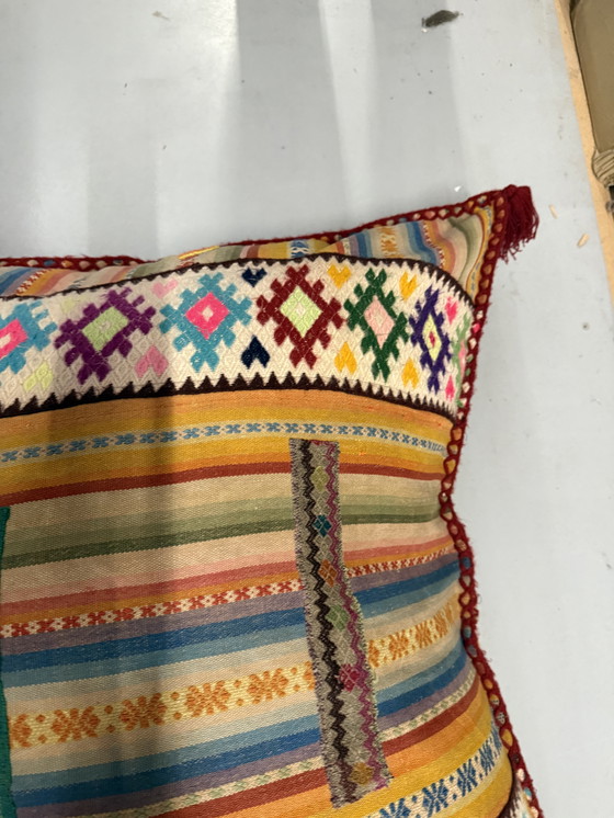 Image 1 of #Bohèmien Style#, Bont Vloerkussen, 85x85