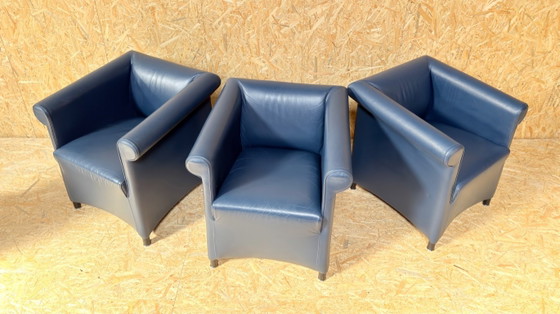 Image 1 of Poltrona Wittmann Petrol Leather Club Paolo Piva