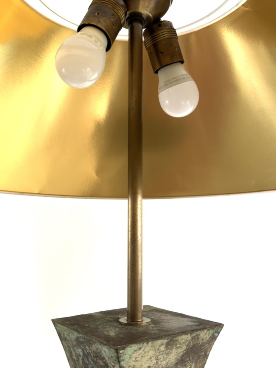 Image 1 of BRONZE-BODENLAMPE VON STEWART ROSS JAMES FÜR HANSSEN LIGHTING, VEREINIGTE STAATEN, 1960er Jahre