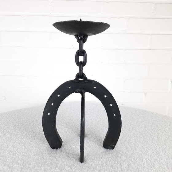 Image 1 of Catena/ferro di cavallo per candelabri brutalisti vintage anni '70