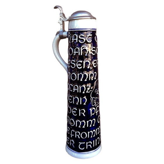 Boccale da birra in gres con coperchio, Marzi & Remy, Germania, anni '70. – Oggetti decorativi, Ceramic (photo 8 of 10)