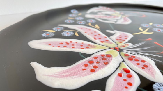 Image 1 of Longwy Flower Platter van VALENTI