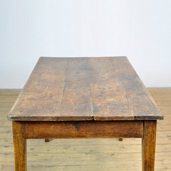 Image 1 of Franse eikenhouten tafel, circa 1850
