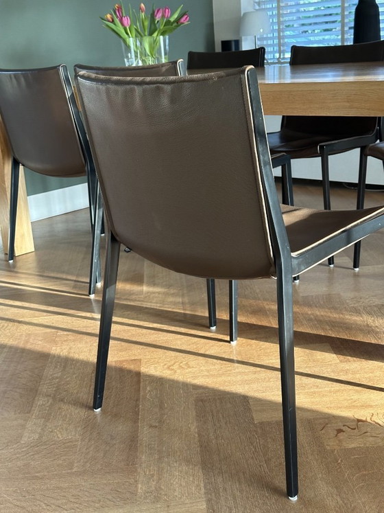 Image 1 of 6 fraaie KFF eetkamer stoelen