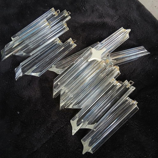 tube en verre pour lustre ou applique venini italien