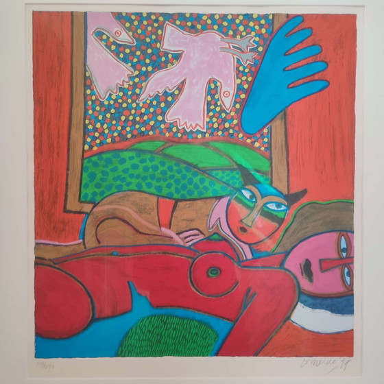 Sérigraphie Corneille, Lithographies et sérigraphies, Autre, Multicolore (photo 7 sur 8)
