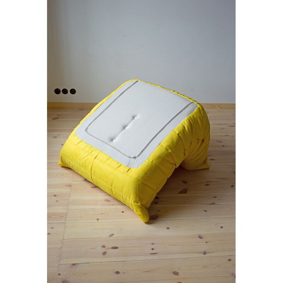 Image 1 of Togo vintage lounge set in yellow microfiber by Michel Ducaroy for Ligne Roset, France 1973