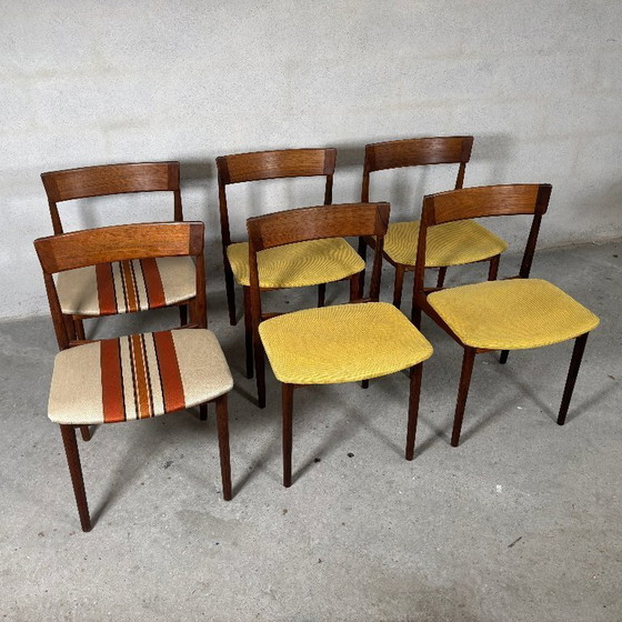 Image 1 of 6 Esszimmerstühle aus Palisanderholz – Rosengren Hansen, Dänemark