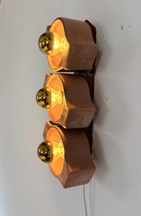 Vintage Ceramic Wall Lamp, Leola Leuchten ‘70s – Wall lights, Metal (photo 10 of 12)