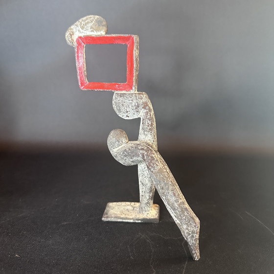 Image 1 of Uniek bronzen beeld – Pierre Lumey (1948–), gesigneerd ‘PL 99’ 