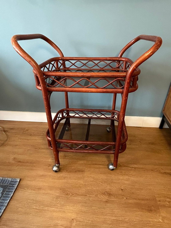 Image 1 of Rotan Theeserveerwagen/Trolley