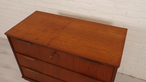 Image 1 of Vintage Deense Ladekast | Teak | 3 Lades