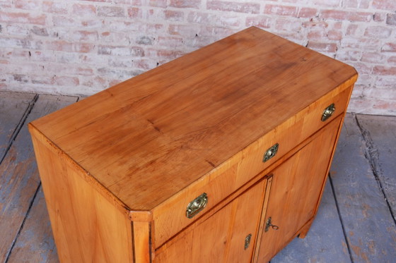 Cabinet Biedermeier restauré, merisier, épicéa, ébène, polonais, tchèque, années 1820 – Meubles de rangement (photo 3 of 16)