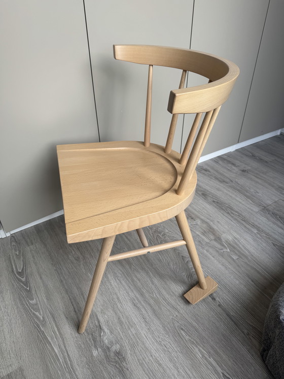 Image 1 of Vintage stoel Markerad van Virgil Abloh ism IKEA in Off white hout 