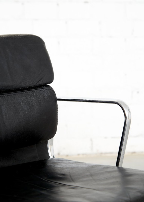 Charles & Ray Eames Soft Pad Chair EA 217 voor Vitra – Bureaustoelen, Leer (photo 9 of 18)