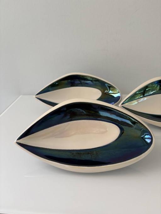 Set Van 3 Vintage 1960’s Verceram Schaaltjes, Model 6794, Frankrijk – decoratieve objecten, Ceramic (photo 2 of 12)