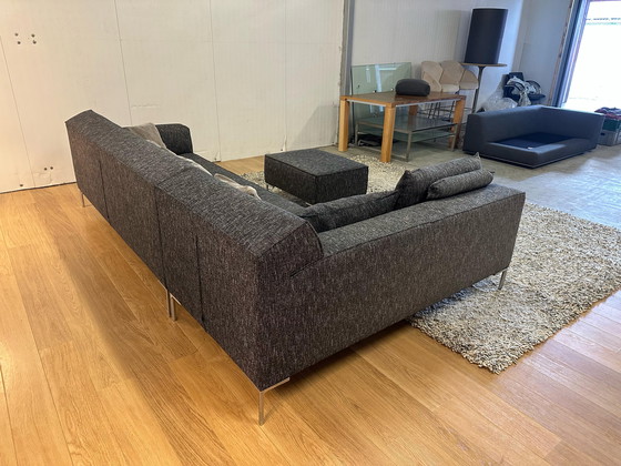 Image 1 of Design on Stock Bloq Canapé d'angle + Hocker Black Melange