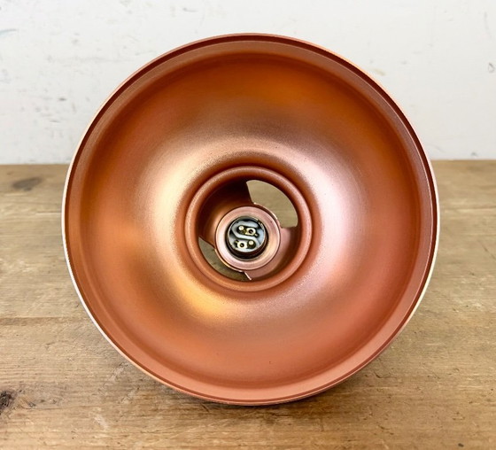 Image 1 of Lampada da soffitto vintage in rame industriale, anni 2000