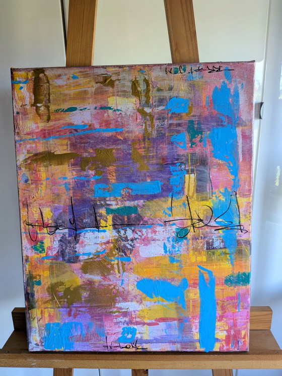 Image 1 of Schilderij tweeluik op canvas 
