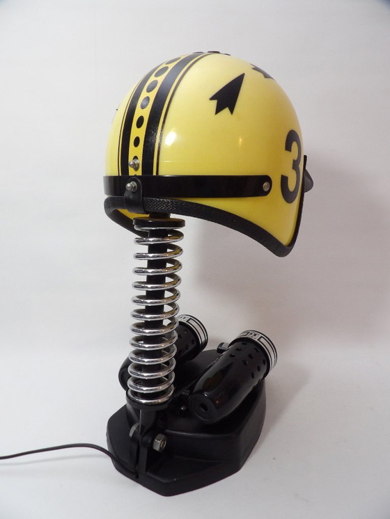 Image 1 of FF Leuchten - Crosshelmlamp Retro jaren 70 - ZELDZAAM