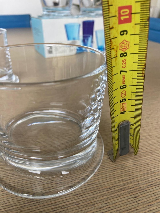 Image 1 of 4 nuovissimi bicchieri vintage Iittala BOY da 27 cl in vetro trasparente - Stefan Lindfors - nuovi nella confezione