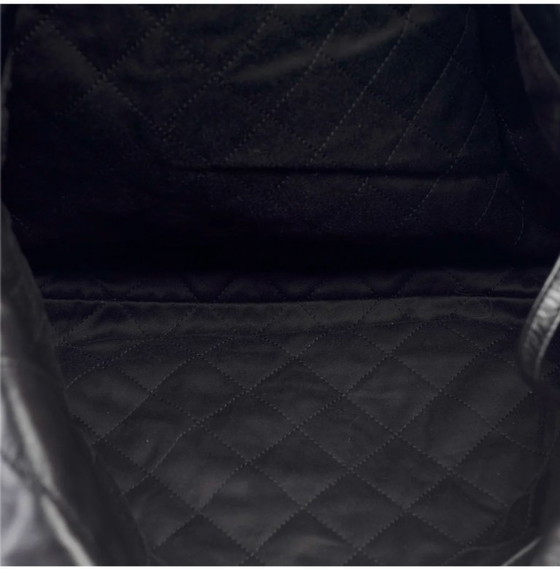 Image 1 of Borsa CHANEL Chanel 22 in cuoio nero - 103377