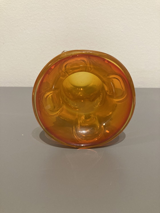 Image 1 of Unieke vintage glazen vaas