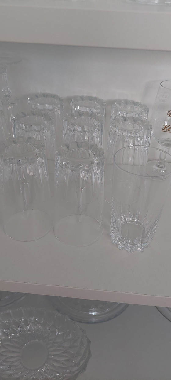 Image 1 of Vintage crystal glass dinnerware