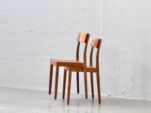 Ortex stacking chairs by Peter Hvidt & Orla Mølgaard-Nielsen for Fritz Hansen, Denmark, 1 – kuipstoelen, Wood
