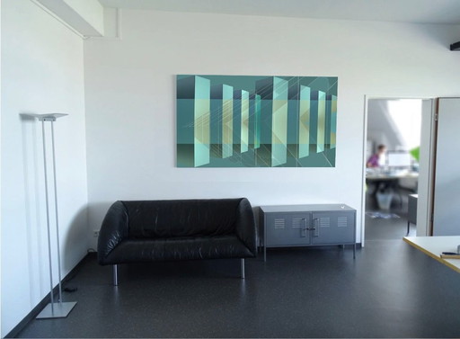 Artistic composing in the Concrete Art style