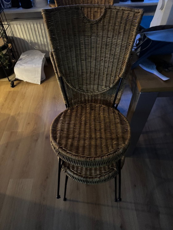 Image 1 of Rattan dining chairs