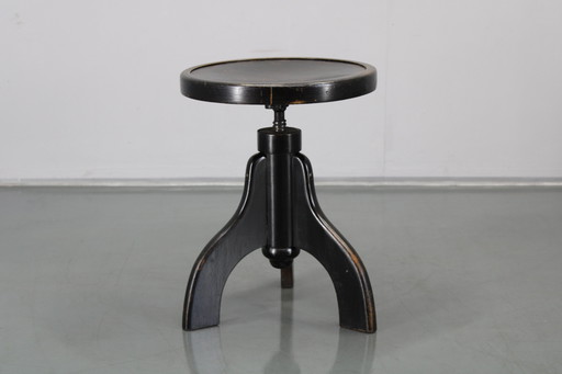 1940s Piano Beech Stool by Benko, Czechoslovakia