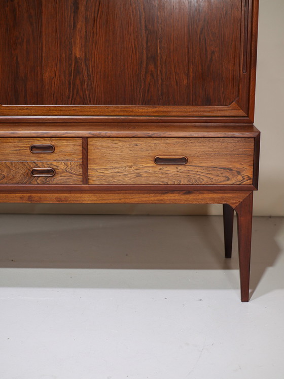 Image 1 of Highboard Kai Kristiansen 54 Rosewood Danish Sideboard