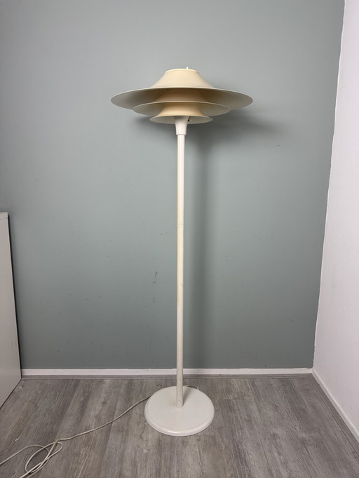 Vintage mid Century Deens design vloerlamp schalenlamp
