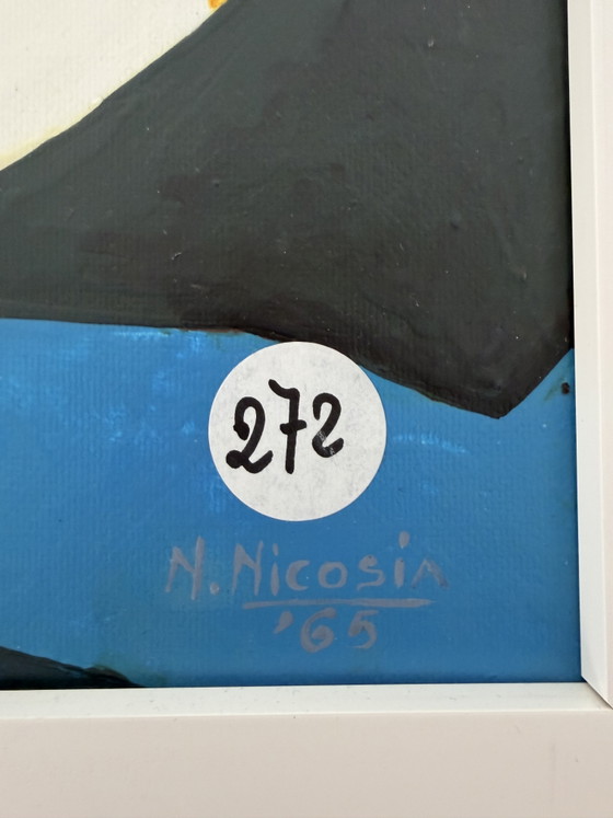Nico Nicosia (1930-2002) - Astrazione Di Quello – Schilderijen & Tekeningen, Other (photo 2 of 7)