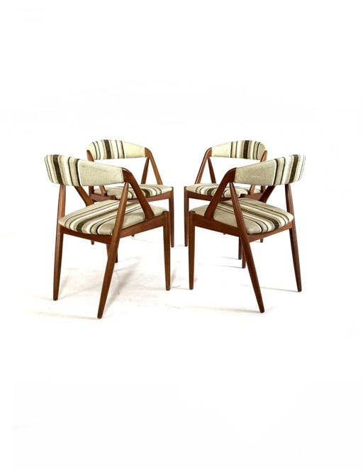 Set di 4 sedie da pranzo vintage, Kai Kristiansen '60