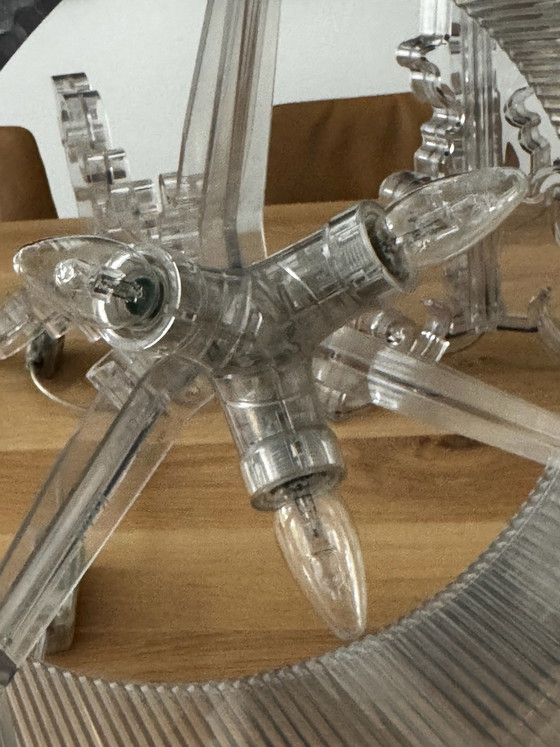 Set of two Kartell Bourgie Table lamps transparent, Plastic (photo 8 of 11)