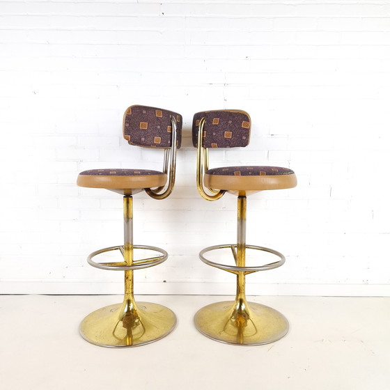 Image 1 of 2x tabouret de bar vintage Börje Johanson