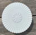Lampada da soffitto vintage in vetro, 30 cm, anni '60/'70