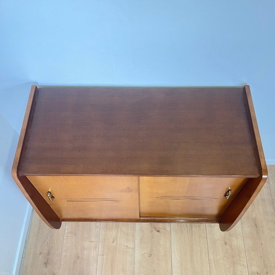 Image 1 of Vintage wooden shoe cabinet, 1960