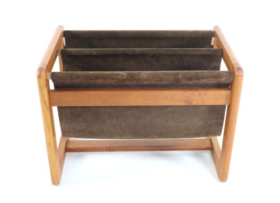 Image 1 of Vidbjerg mobelfabrik magazine rack vintage Danish