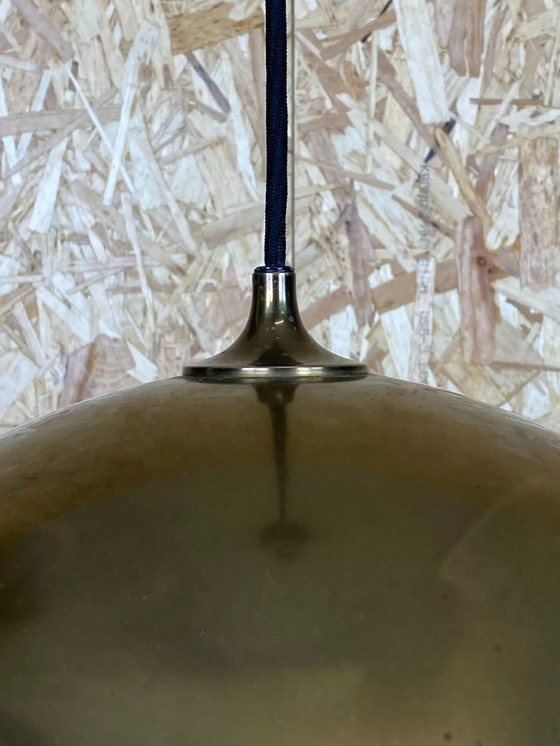 Image 1 of Lampada da soffitto anni '70 Florian Schulz Posa ottone Lampada a sospensione in ottone anni '70