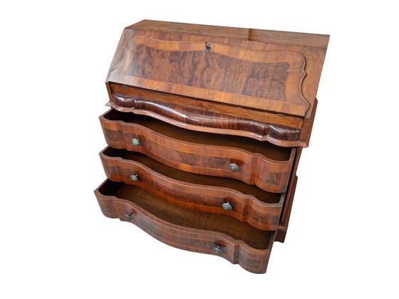 Image 1 of Eleganter Klappschreibtisch aus den 1950er Jahren – Original Mid-Century Modernismus