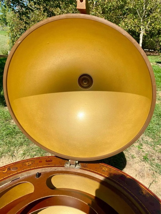 Image 1 of Bar a forma di globo su ruote degli anni '60