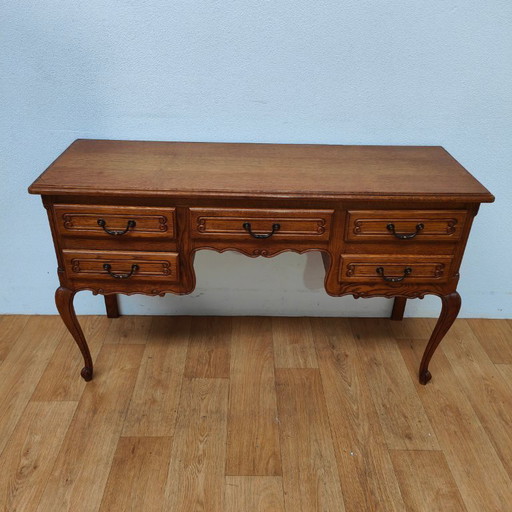 Vintage Landelijke sidetable bureau kaptafel tv-meubel make-up tafel