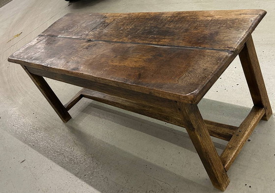 Image 1 of Table paysanne française ancienne