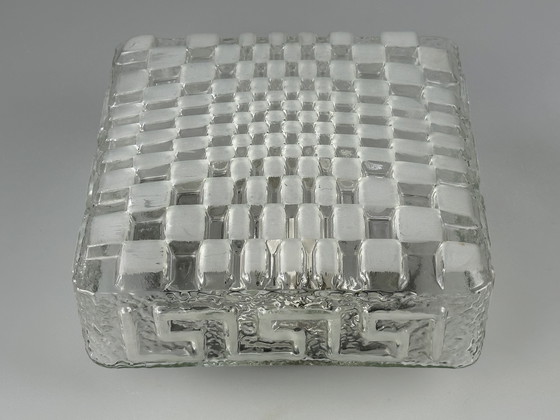 Image 1 of 60s 70s Lámpara Plafoniere Flush Mount Vidrio Diseño Alemán