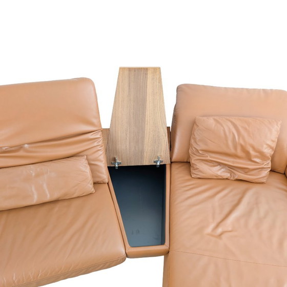 Divano Koinor Avanti originale in pelle anilina color cognac – Divani modulari (photo 2 of 11)